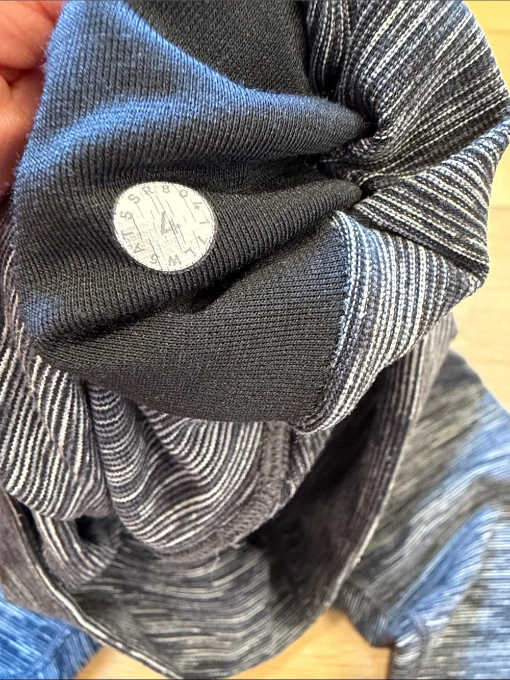 Lululemon Gray Space-Dye Leggings
